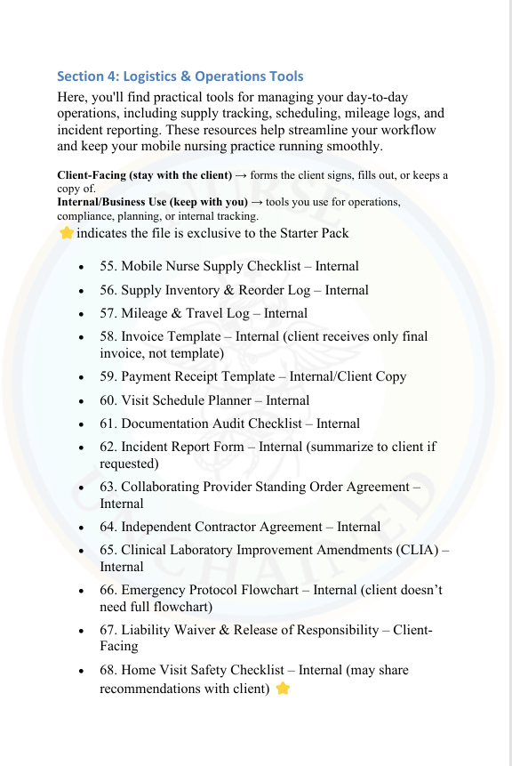 VENOIR – Nurse Unchained™: The Nurse CEO Ultimate Launch Kit (Guidebook (Print) + Workbook (Print) + Starter Pack (PDF)) - Image 7