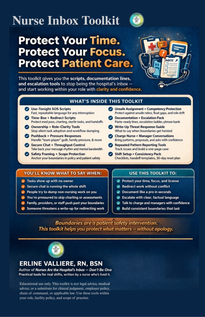 Nurse Inbox Toolkit: Paperback Scripts, Documentation Lines & Escalation Tools - Image 5