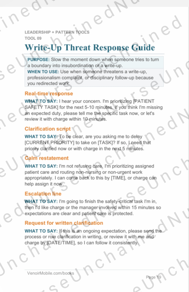 Nurse Inbox Toolkit: Paperback Scripts, Documentation Lines & Escalation Tools - Image 3