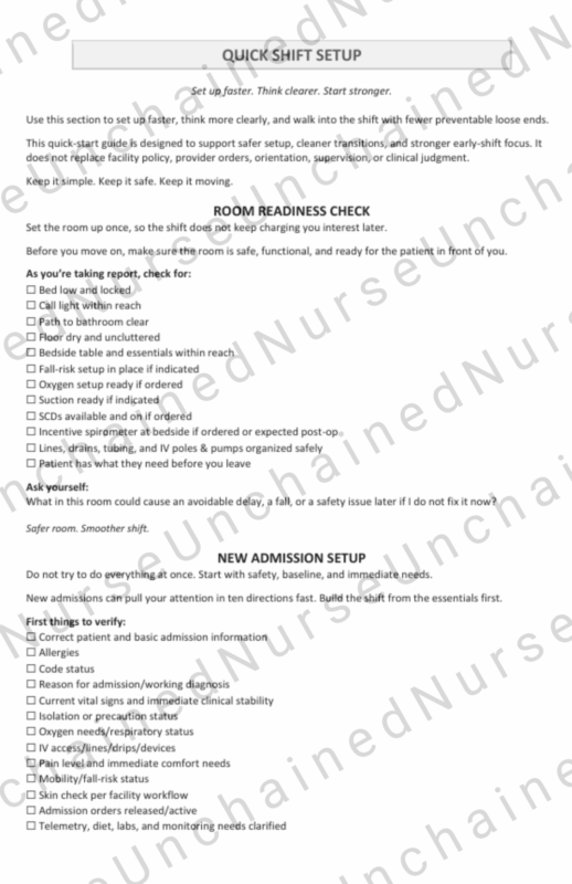 The Bedside Shift System: 30-Day Nurse Report, Prioritization, Documentation, Advocacy & Reset Notebook (Paperback) - Image 2